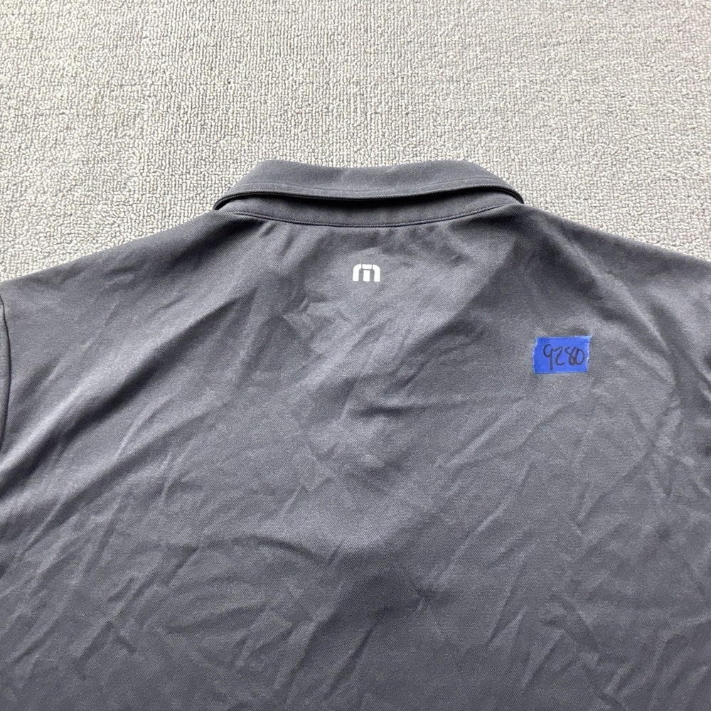 Travis Mathew Polo Shirt Adult 2XL XXL Gray Short Sleeve Golf Golfing Casual Men - Picture 14 of 15